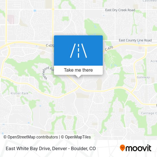 East White Bay Drive map