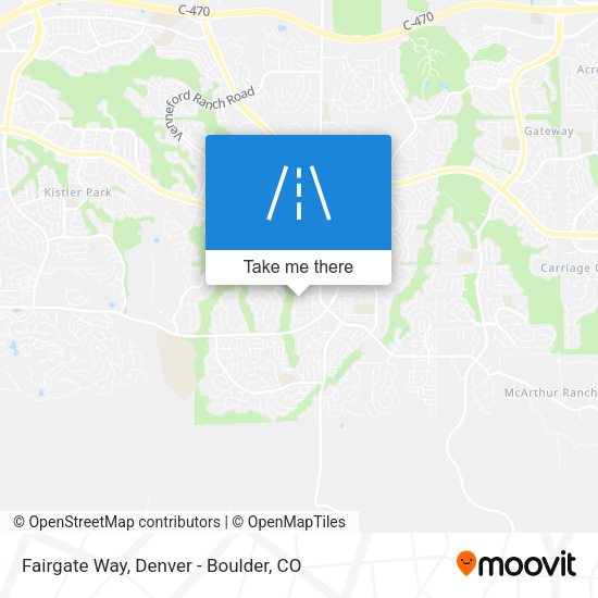 Mapa de Fairgate Way