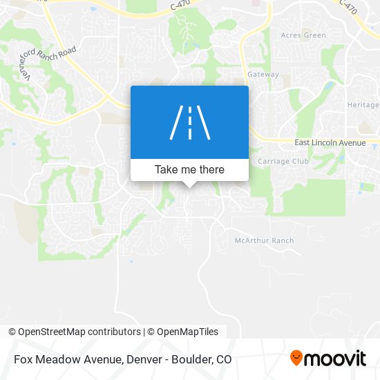 Mapa de Fox Meadow Avenue