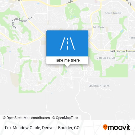 Mapa de Fox Meadow Circle