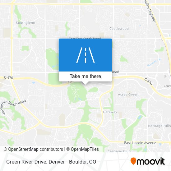 Green River Drive map
