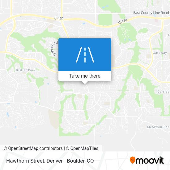 Mapa de Hawthorn Street