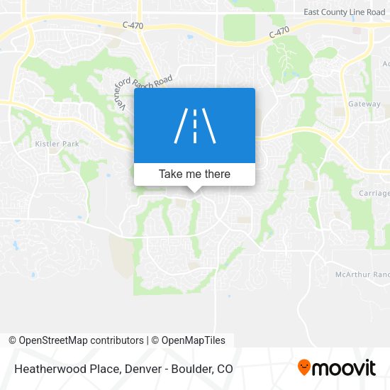Mapa de Heatherwood Place
