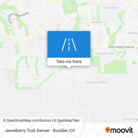 Jewelberry Trail map