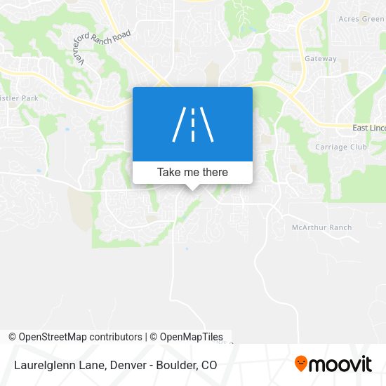 Laurelglenn Lane map