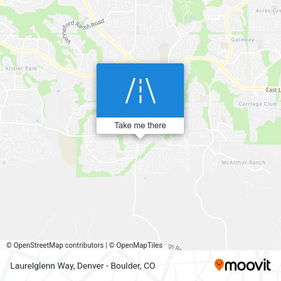 Laurelglenn Way map