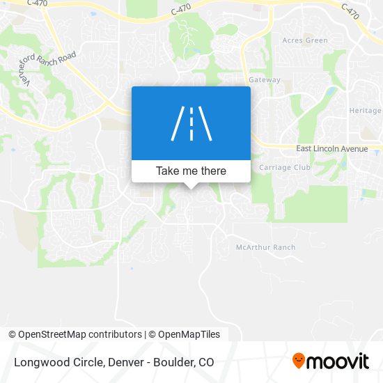 Mapa de Longwood Circle