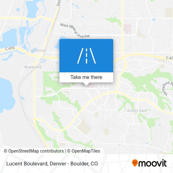 Lucent Boulevard map