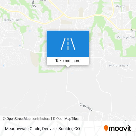 Meadowvale Circle map