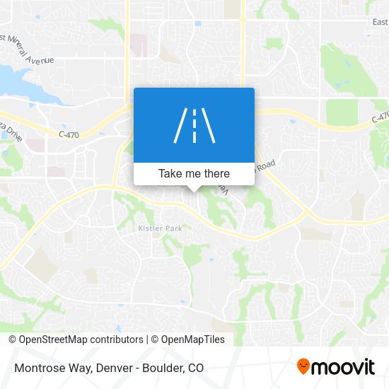 Montrose Way map