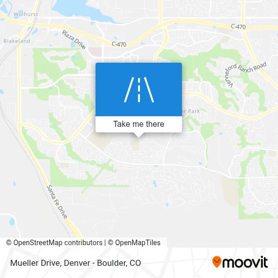 Mueller Drive map