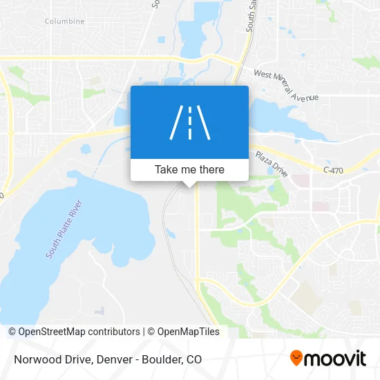 Norwood Drive map