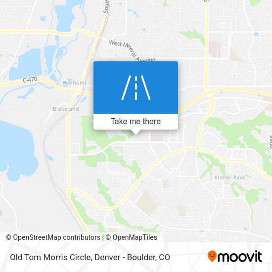 Mapa de Old Tom Morris Circle