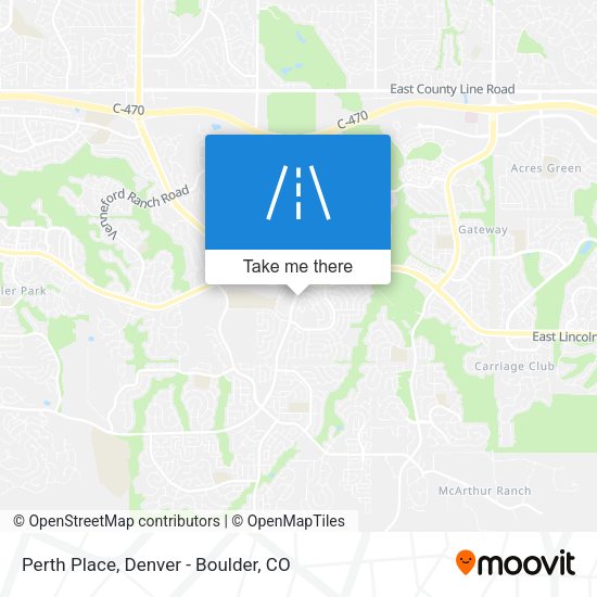 Mapa de Perth Place