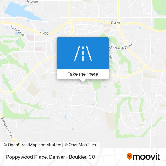 Mapa de Poppywood Place