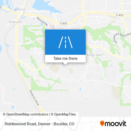Riddlewood Road map