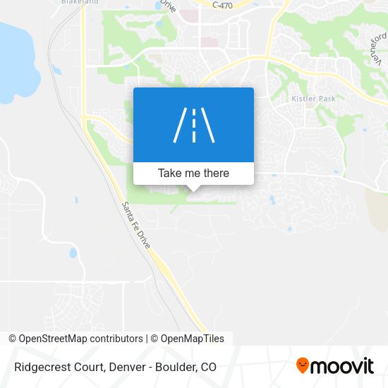 Ridgecrest Court map