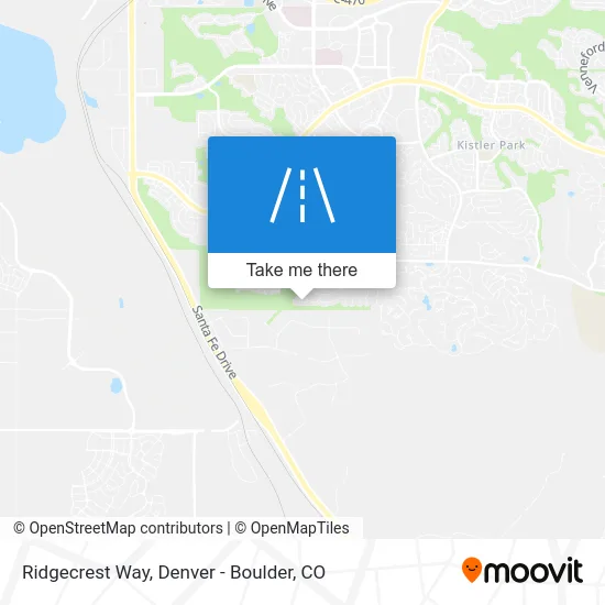 Ridgecrest Way map