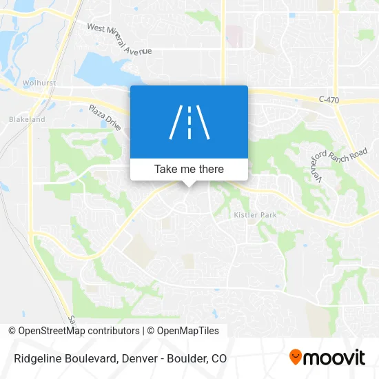 Ridgeline Boulevard map