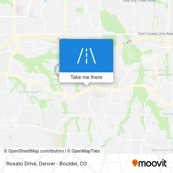 Rosato Drive map