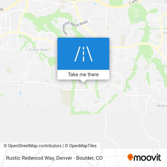 Mapa de Rustic Redwood Way