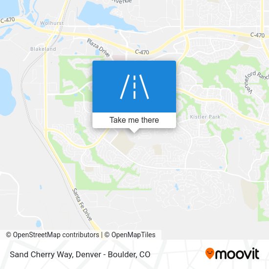 Sand Cherry Way map