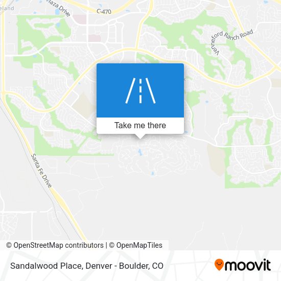 Mapa de Sandalwood Place