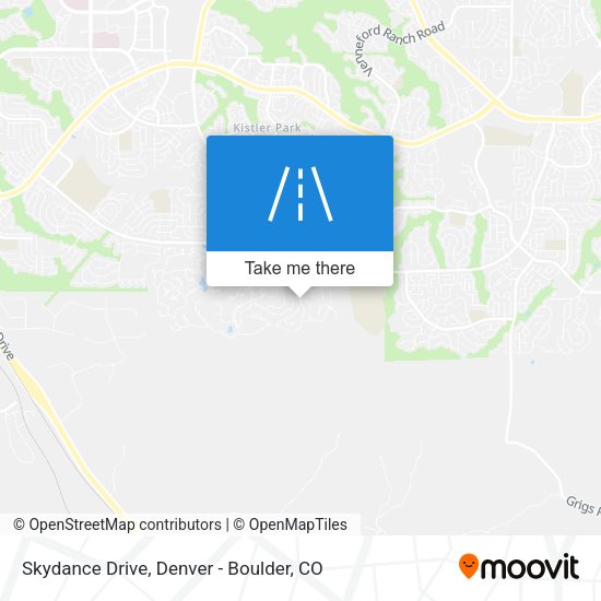 Skydance Drive map