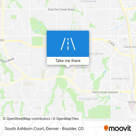 South Ashburn Court map