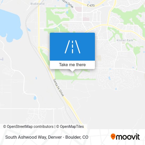 Mapa de South Ashwood Way