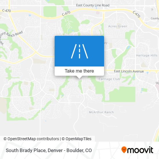 Mapa de South Brady Place