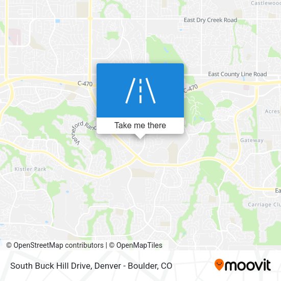 Mapa de South Buck Hill Drive