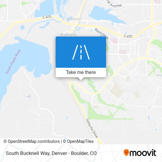 Mapa de South Bucknell Way