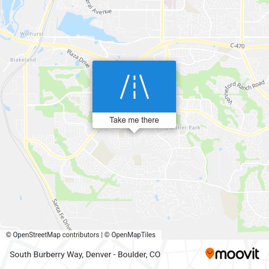 South Burberry Way map