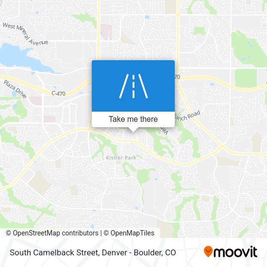 Mapa de South Camelback Street