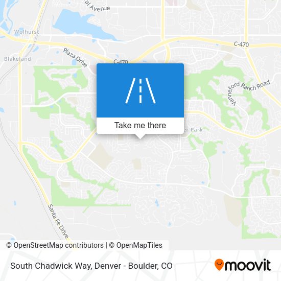 Mapa de South Chadwick Way