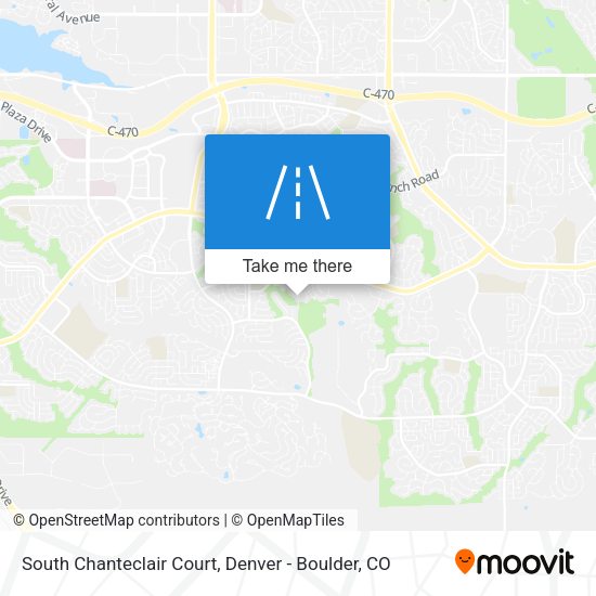 South Chanteclair Court map