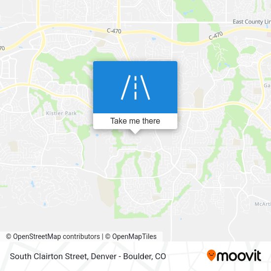 Mapa de South Clairton Street