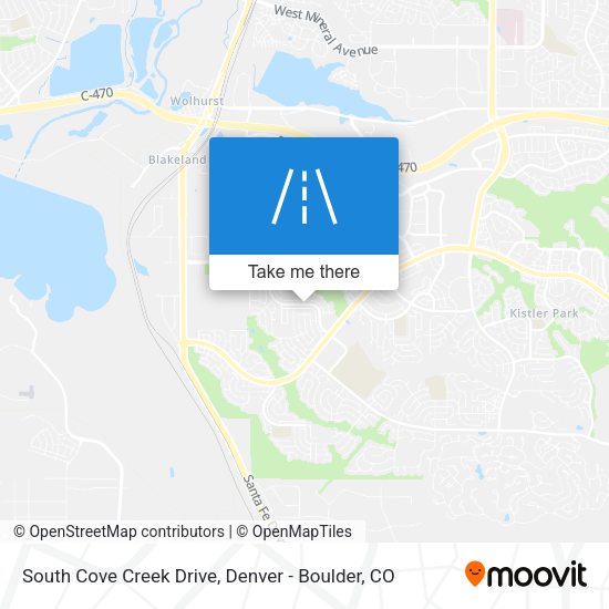 South Cove Creek Drive map