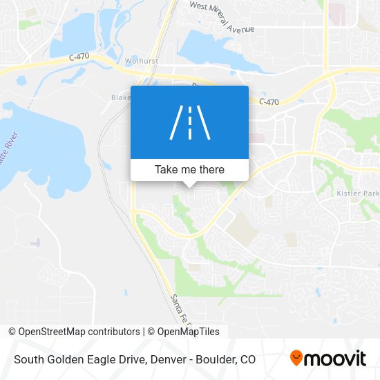 South Golden Eagle Drive map