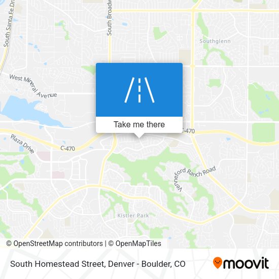 Mapa de South Homestead Street