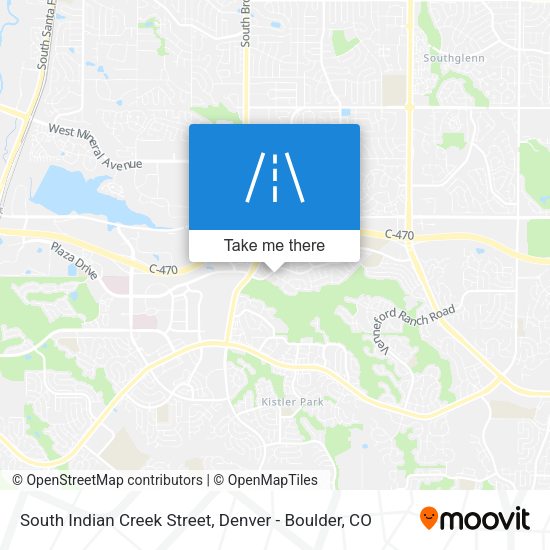 South Indian Creek Street map