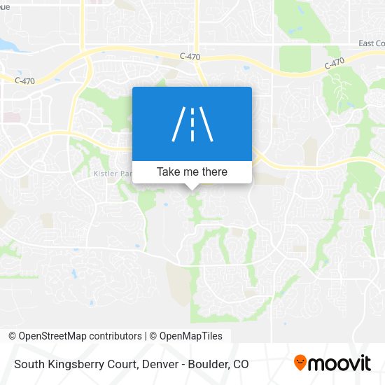 South Kingsberry Court map