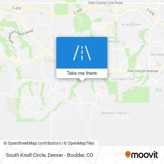 South Knoll Circle map