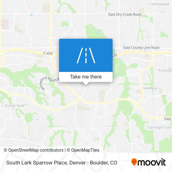 South Lark Sparrow Place map
