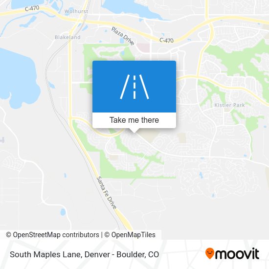 Mapa de South Maples Lane