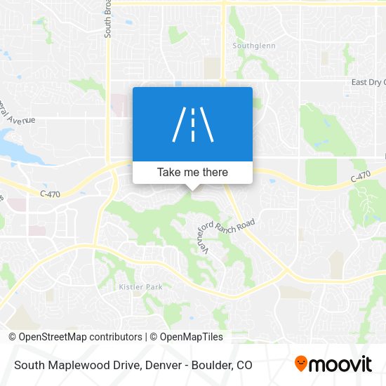South Maplewood Drive map