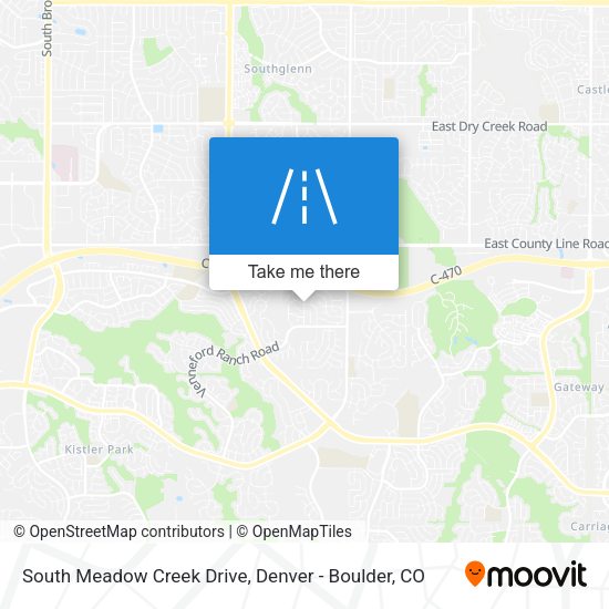 South Meadow Creek Drive map