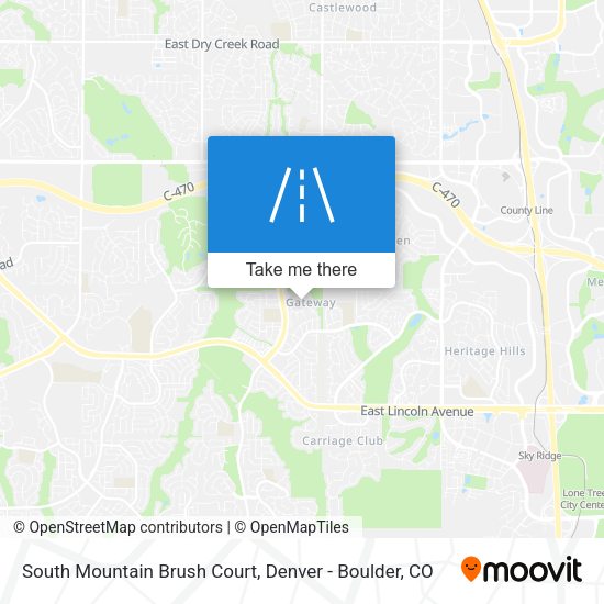 South Mountain Brush Court map