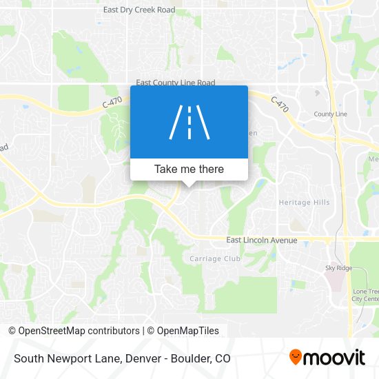 Mapa de South Newport Lane